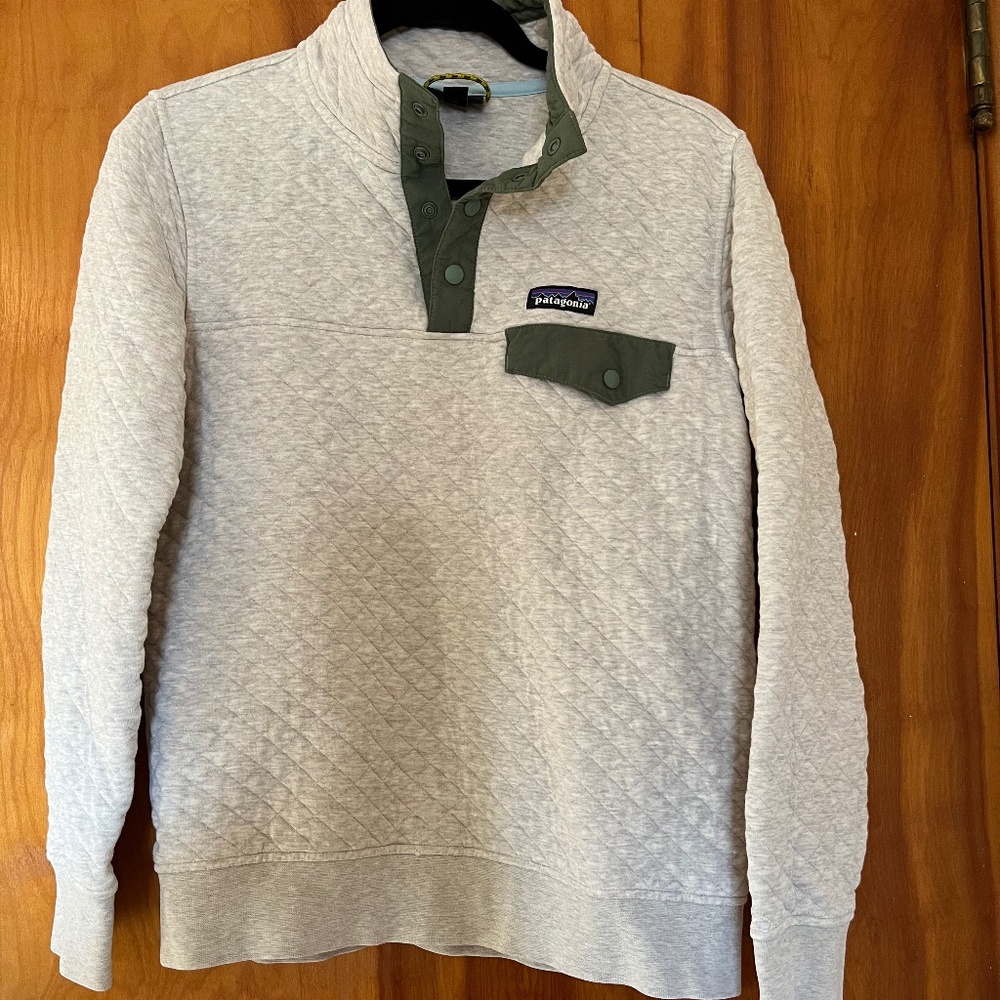 Patagonia Women's Organic Cotton Quilt Snap-T Pullover S